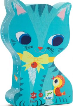 CASSE-TÊTE SILHOUETTE - PACHAT ET SES CHATS 24 PIÈCES
